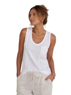 JAMES PERSE 100% Cotton V-Neck Tank NWT